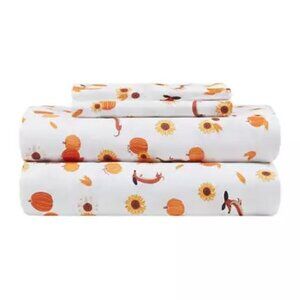 Modern Southern Home DACHSHUND Harvest Weiner Dog Sheets Set KING SIZE